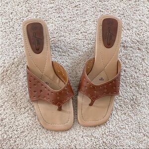 FIONI Clothing Brown and Tan Sandals